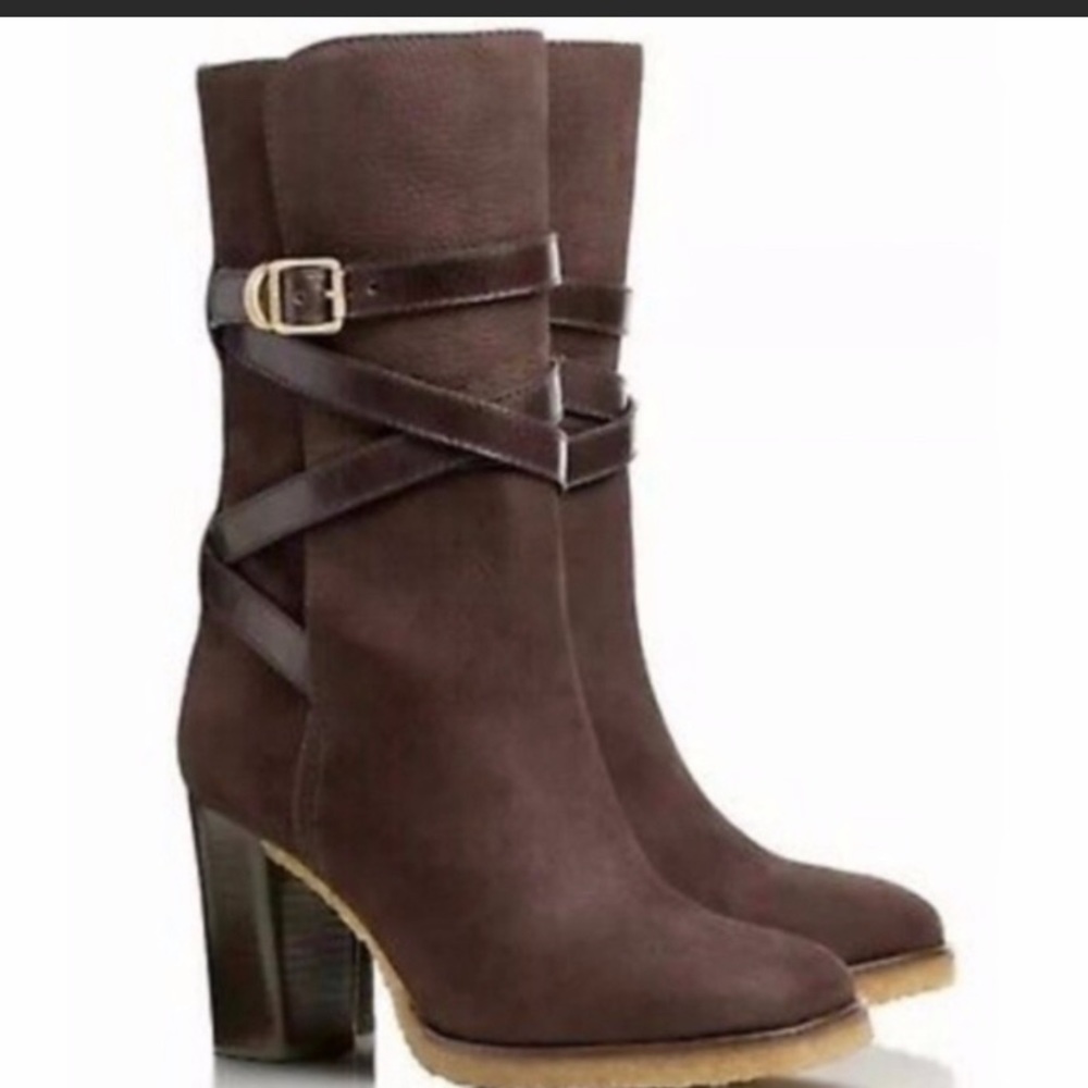 Tory Burch Leather Jamie Boot- Size 9